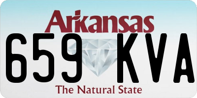 AR license plate 659KVA