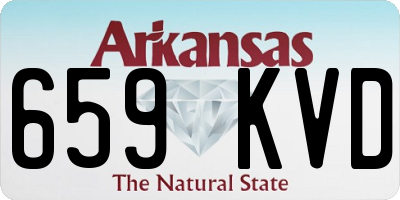 AR license plate 659KVD