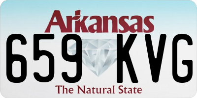 AR license plate 659KVG