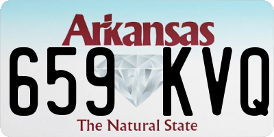 AR license plate 659KVQ