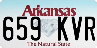 AR license plate 659KVR