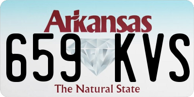 AR license plate 659KVS