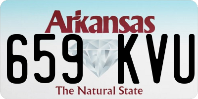 AR license plate 659KVU