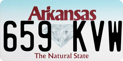 AR license plate 659KVW