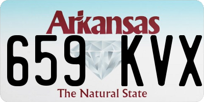 AR license plate 659KVX