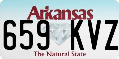 AR license plate 659KVZ