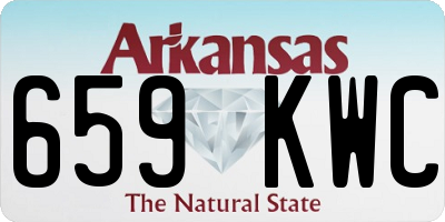 AR license plate 659KWC