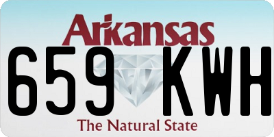 AR license plate 659KWH
