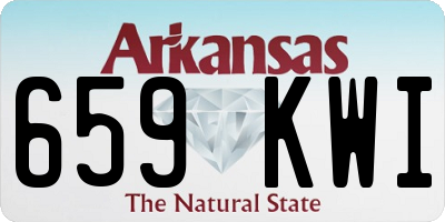 AR license plate 659KWI