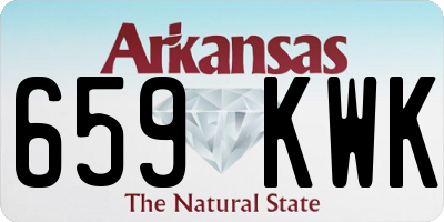 AR license plate 659KWK