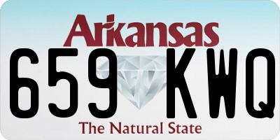 AR license plate 659KWQ