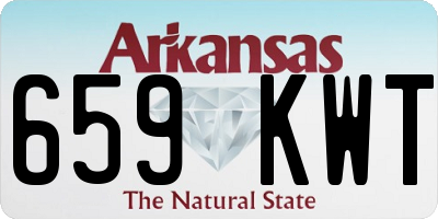 AR license plate 659KWT