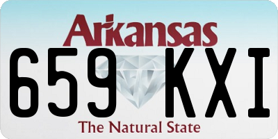 AR license plate 659KXI
