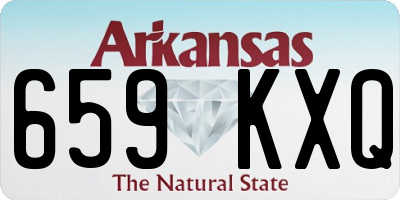AR license plate 659KXQ