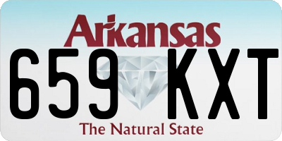 AR license plate 659KXT