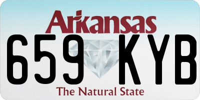 AR license plate 659KYB