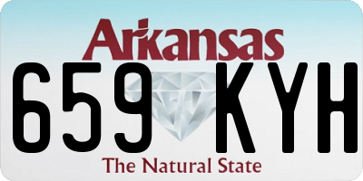 AR license plate 659KYH