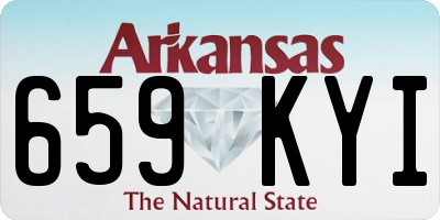 AR license plate 659KYI