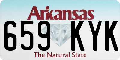 AR license plate 659KYK