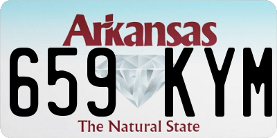 AR license plate 659KYM