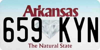 AR license plate 659KYN