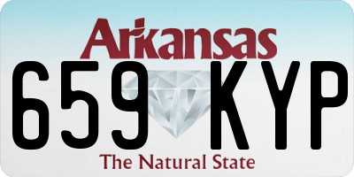 AR license plate 659KYP