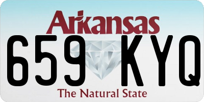 AR license plate 659KYQ