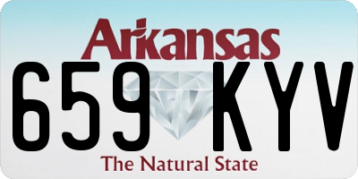 AR license plate 659KYV