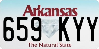 AR license plate 659KYY