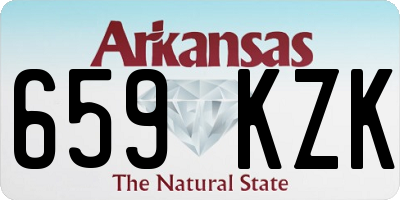 AR license plate 659KZK
