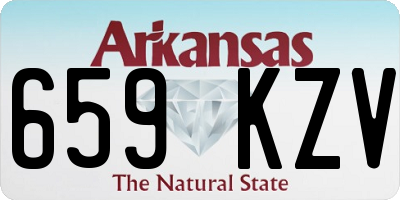 AR license plate 659KZV