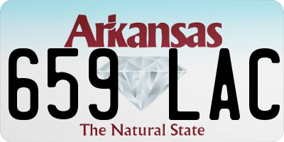 AR license plate 659LAC