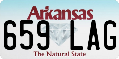 AR license plate 659LAG