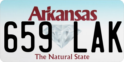 AR license plate 659LAK