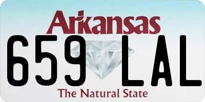 AR license plate 659LAL