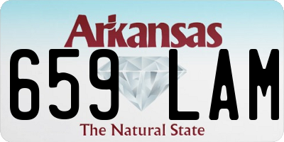 AR license plate 659LAM