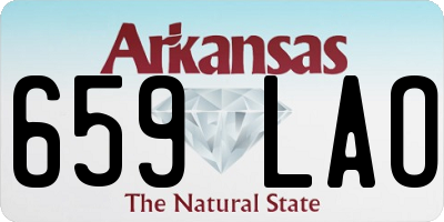 AR license plate 659LAO