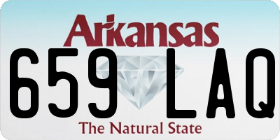 AR license plate 659LAQ