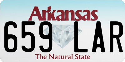 AR license plate 659LAR