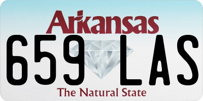 AR license plate 659LAS