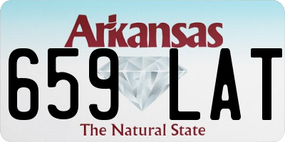 AR license plate 659LAT