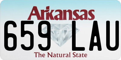AR license plate 659LAU