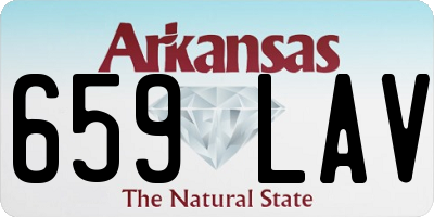 AR license plate 659LAV