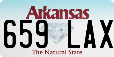 AR license plate 659LAX