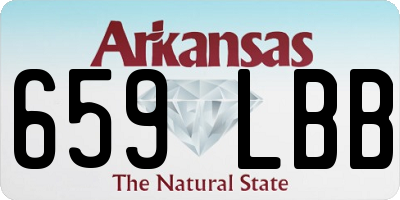 AR license plate 659LBB