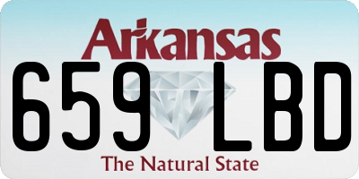 AR license plate 659LBD