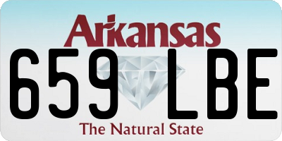 AR license plate 659LBE