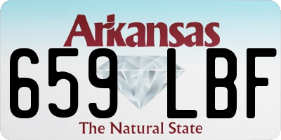 AR license plate 659LBF