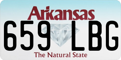 AR license plate 659LBG