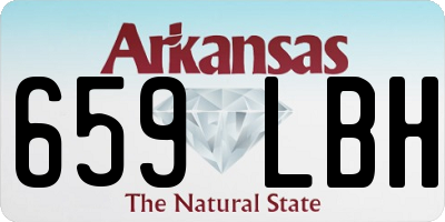 AR license plate 659LBH
